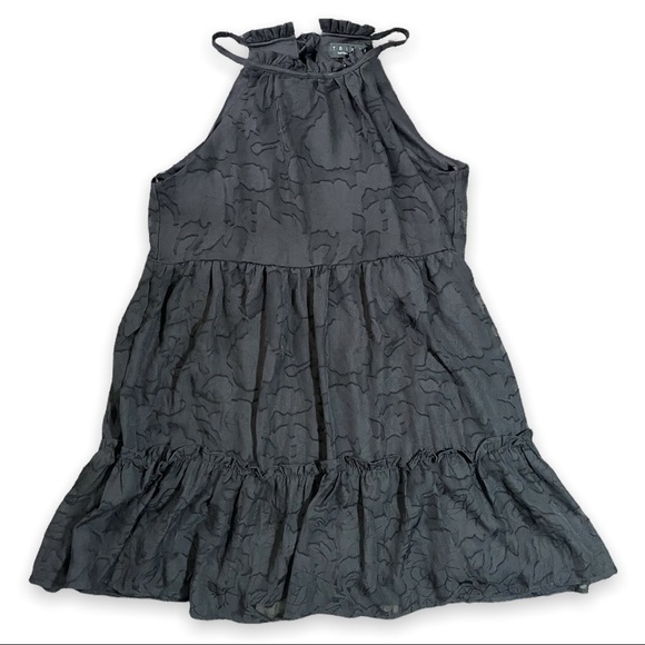 NWT Francesca Trixxi Black Bridgette Floral A-Line Mini Dress sz M - Picture 3 of 13